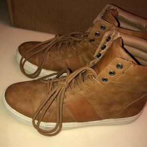 🏙Hi-Top "Silicon Valley" Sneakers (Brown)